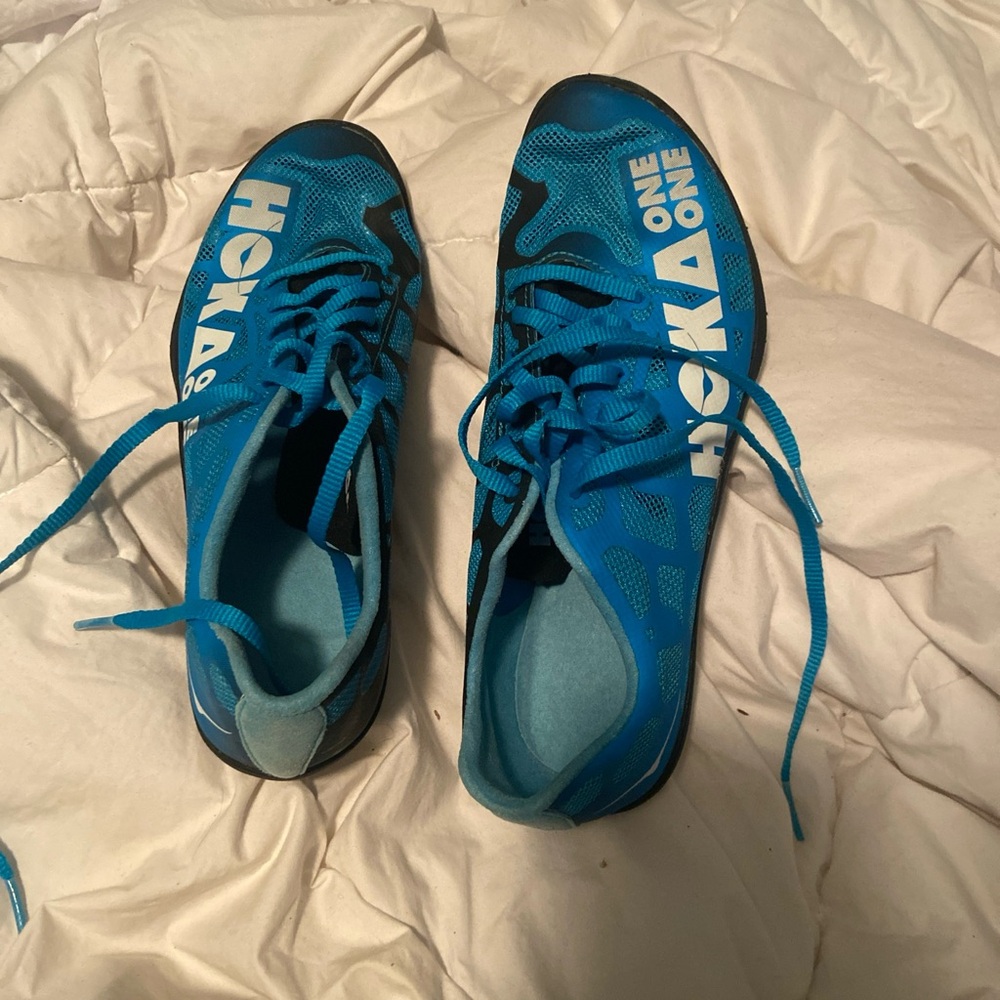Hoka One One Men's Vibrant Blue Athletic Shoes